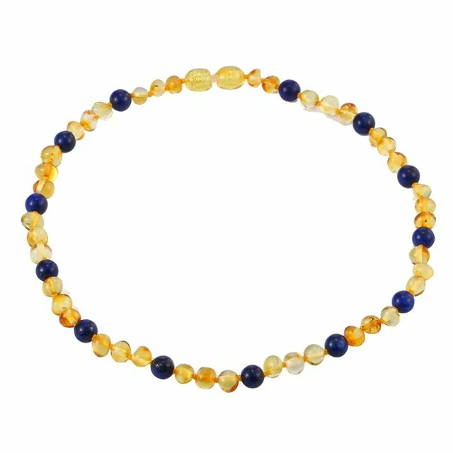 Brazalete/collar ámbar 8 tamaños 16 colores para bebé adulto laboratorio probado auténtico