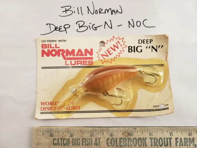 VINTAGE BILL NORMAN Deep Runner Metal Bill Fishing Lure $7.99 - PicClick