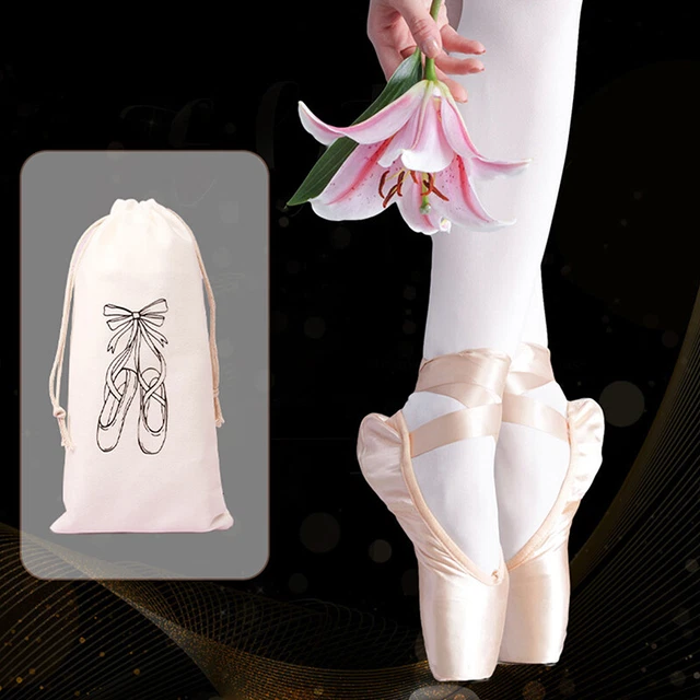 Dance Bag Shoes Storage Pouch Ballet Organizer Handbag Bags Pouches Satin Bal Wa