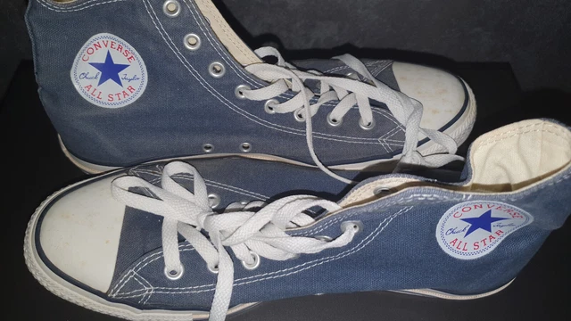 SCARPE ALTE UOMO Donna Converse All Stars Chuck Taylor Blu Jeans Taglia 44 EUR 11 00 PicClick IT