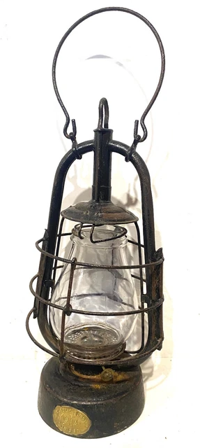 LAMPADA LANTERNA A OLIO-FEUERHAND 275 BABY-WESTERN GERMANY-LANTERN LAMP-VINTAGE