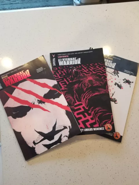 Wrath of the Eternal Warrior TPB's Volume 1,2,3 - Valiant comics - Venditti