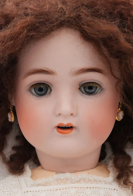 BELLE POUPEE ANCIENNE TÊTE BISCUIT ALLEMANDE MARQUÉE SPECIAL