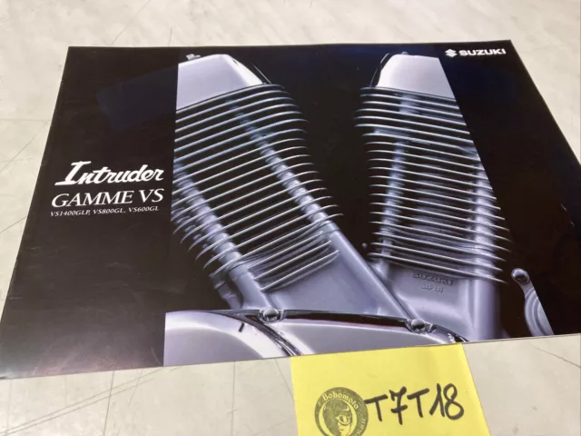 Suzuki Intruder VS1400GLP VS800GL VS600GL brochure catalogue prospectus moto