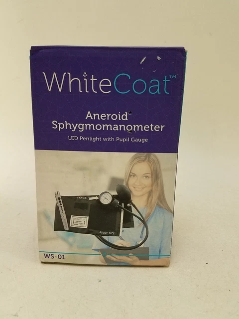 White Coat Blood Pressure Cuff Monitor Aneroid Sphygmomanometer