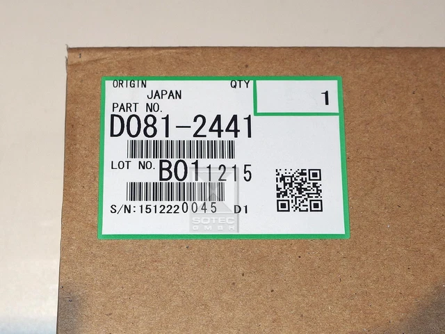 Ricoh Ersatzteil D081-2441, Charge Assembly, für Aficio MP C6501SP, MP C7501SP