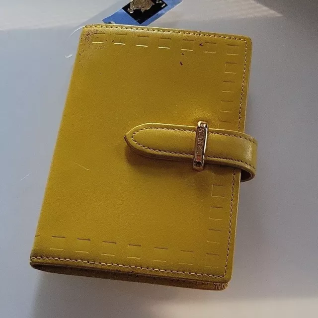 Lanvin yellow notebook - new with flaw