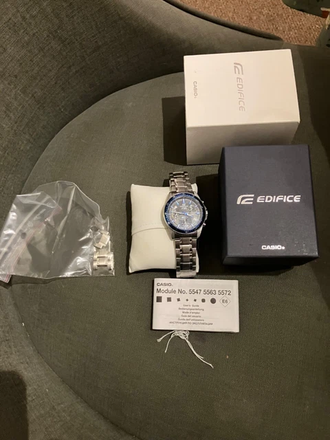 Casio edifice sales chronograph wr100m manual