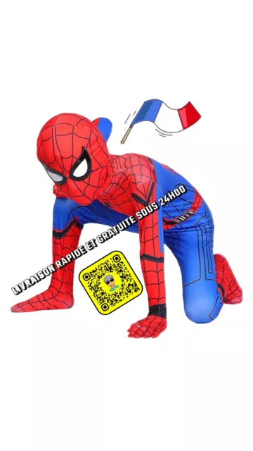 🇨🇵 SpiderMan Déguisement  Garçon Super-héros, Carnaval, Mardi Gras🇨🇵