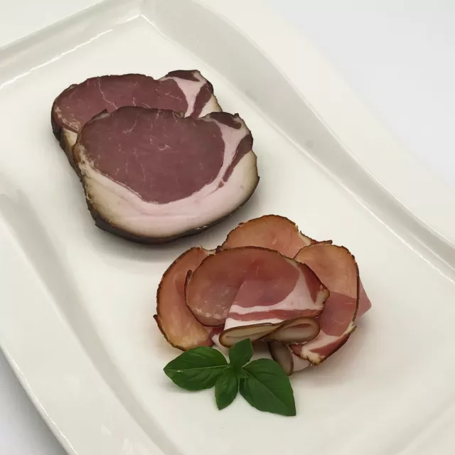 Bauerngeräuchertes vom Schweinerücken, Gselchtes - am Stück (ca. 1 kg)