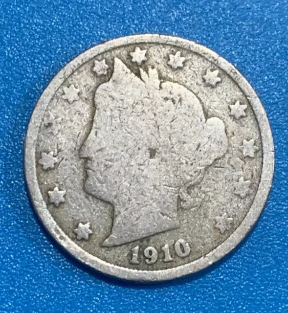 1910 United States 5 Cents "Liberty Nickel" Coin