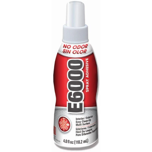 E6000 High Strength Spray Adhesive 4 oz,Pack Of 6