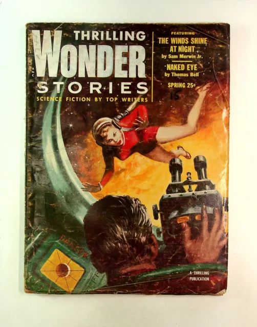 Thrilling Wonder Stories Pulp Apr 1954 Vol. 43 #3 GD+ 2.5 Low Grade