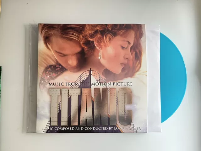 Titanic Horner Original soundtrack Lp Blue Turquoise vinyl