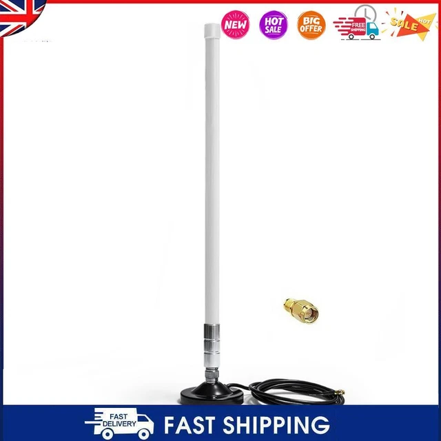 #C 5dBi 858-878MHz for Helium Hotspot Miner Antenna+Magnet Base (55cm White)