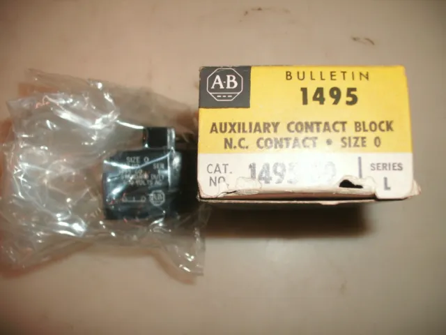 Allen Bradley 1495-G0 Series L Nc Contact Size 0