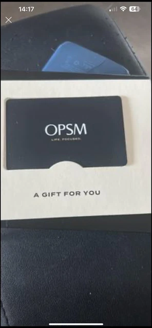 Opsm Gift Card