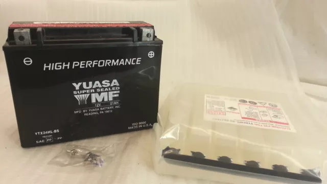 Batterie YUASA YTX24HL-BS lung.205 larg.87 alt.162 MM