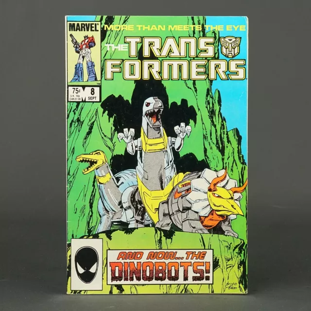 THE TRANSFORMERS #8 1st ptg Marvel Comics 1985 (CA) Bright (W) Budiansky 230915Z
