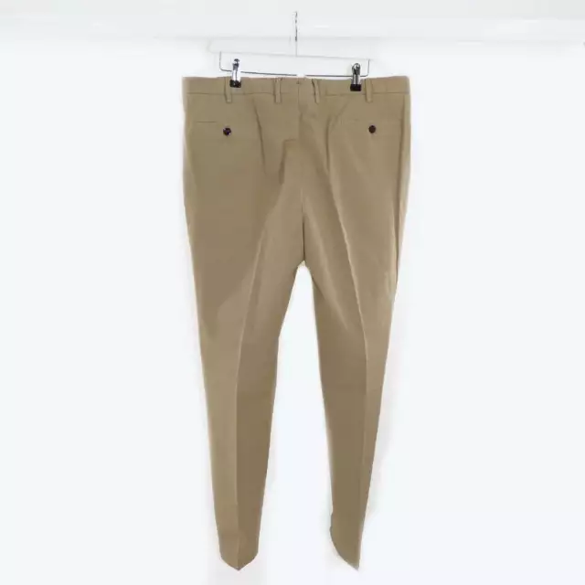 Turnbull & Asser Men's Manson Cotton Trousers in Beige Size 36