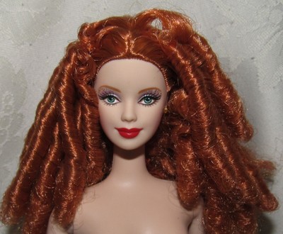 NUDE MATTEL BARBIE Doll Dotw Irish Dance Red Hair Festivals Of The