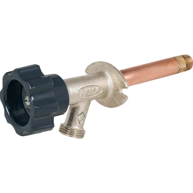 Prier 1/2 In. SWT x 1/2 In. IPS x 12 In. Frost Free Wall Hydrant 378-12 Prier