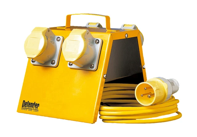 Defender 4-Wege Splitter Box 16A 110V - E13104