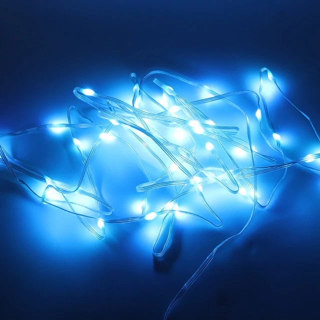 02 015 LED String Light Easy Operation Multicolor Decorative Lights Bend EMB