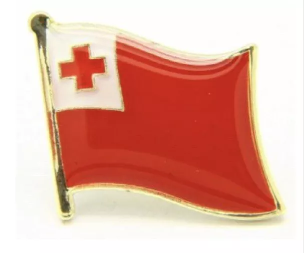 Tonga Drapeau Pays Broche Revers Cravate Tack Lds Missionnaire Statesman Ties