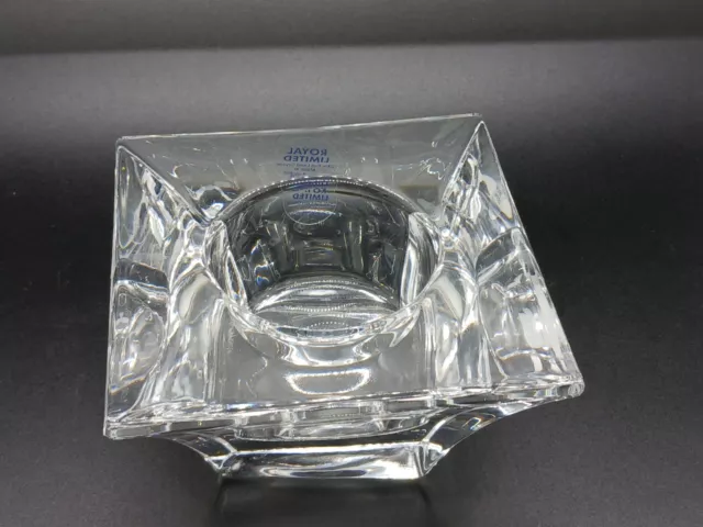 2001 Mikasa Royal Limited 24% Full Lead Crystal Tea Light Votive Candle Holder