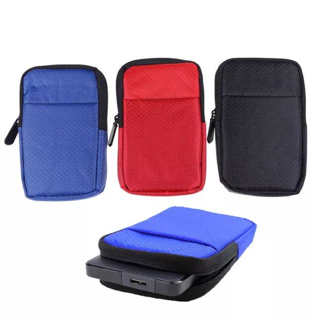 1Pc 2.5" External USB Hard Drive Disk HDD Carry Case Cover Pouch BagA-HV