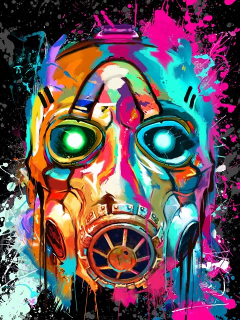 Cook and Becker - Fine Art Print - Neon Psycho Bandit Large, BORDERLANDS 3, AP