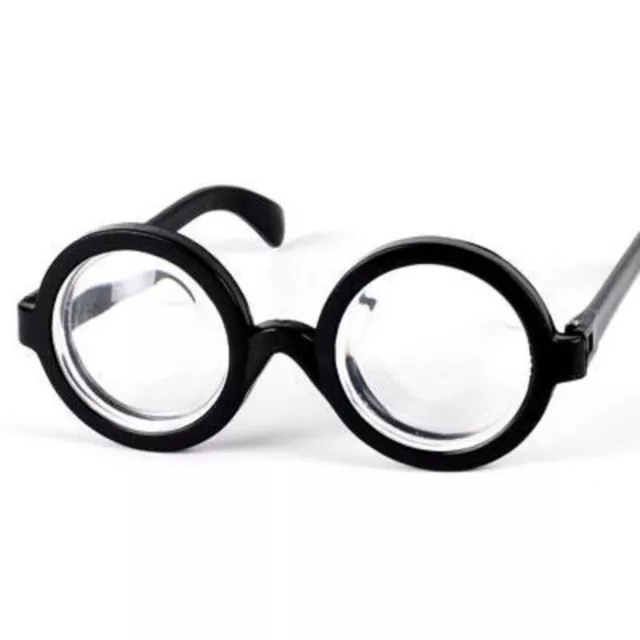 Nerd Glasses Round Thick Geek Fancy Dress Costume Retro Joke Fun Minion Wizard