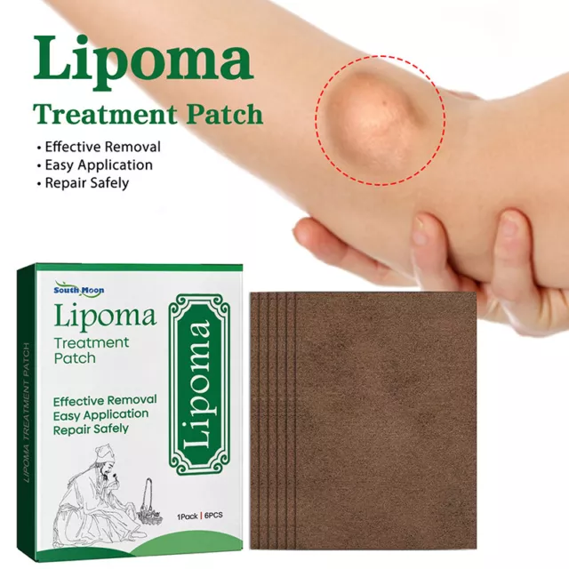 6Pcs Lipoma Removal Cream Body Treatment Patch Anti-Swelling Pain Relief Patc-wa