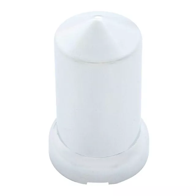 10x Chrome Plastic 33Mm X 3 3/16" Round Push-On Nut Cover W/ Flange