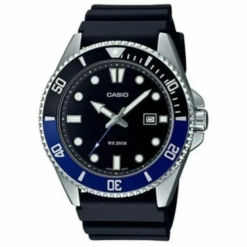 MENS CASIO MARLIN Divers Watch Batman MDV106 1A 200M Duro Analog