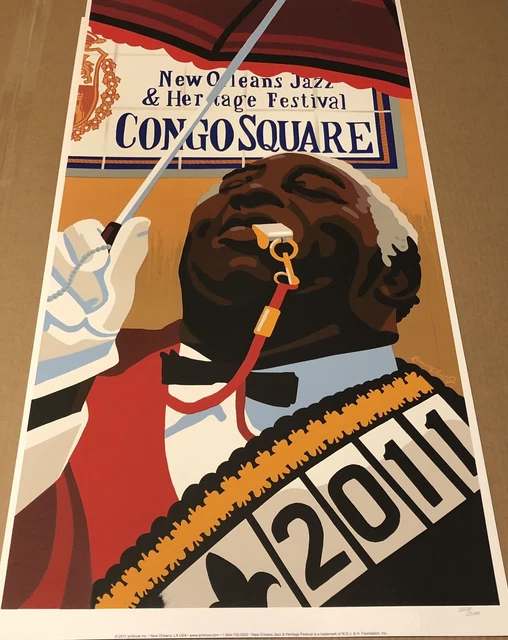 NEW ORLEANS JAZZ Fest festival poster 179.00 PicClick