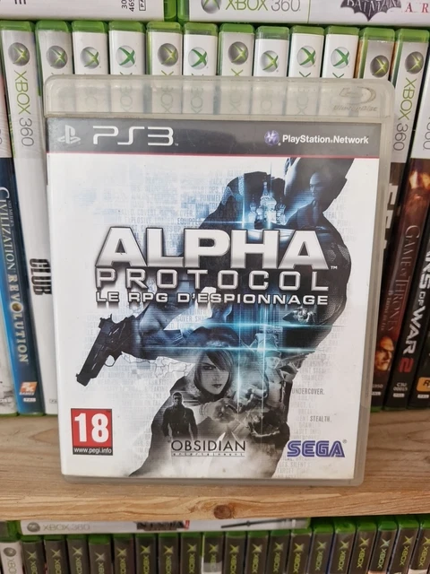 PS3 Alpha Protocol The Espionage RPG Importado Novo de Fabrica Original