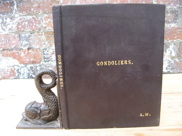 1911 The Gondoliers- Gilbert Sullivan Vocal Score Sheet Music