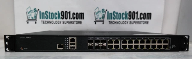SonicWall NSA 4650 Network Security Firewall Appliance Used
