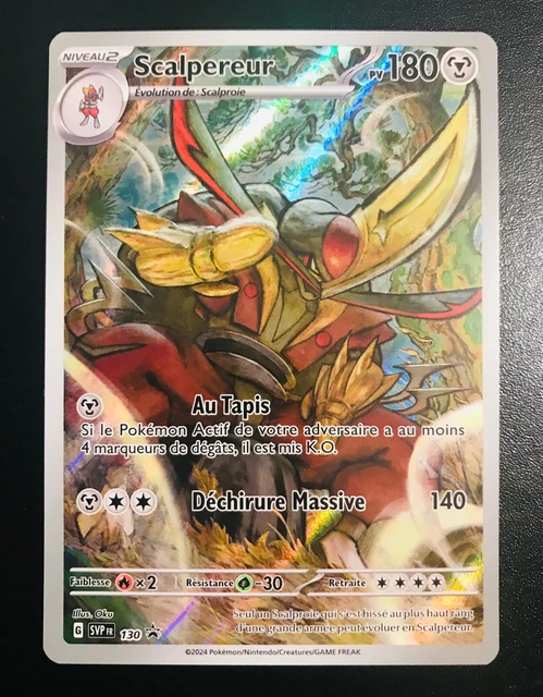 Carte Pokémon Scalpereur AR 130 Promo Ecarlate et Violet FR - Collection
