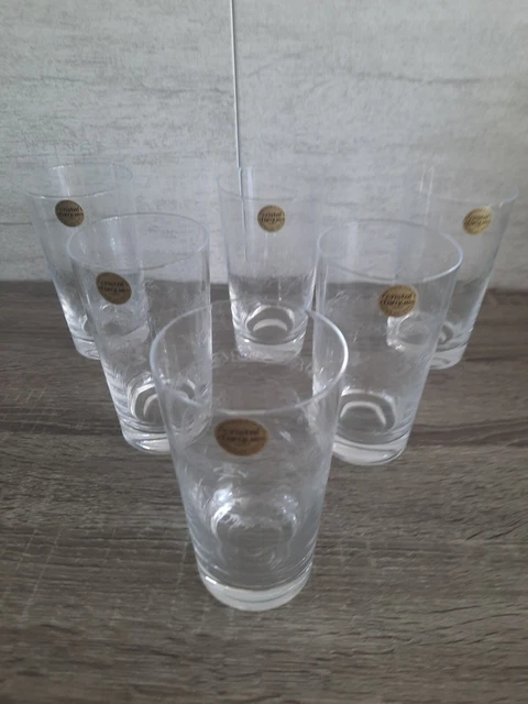 Coffret de 6 verres a orangeade ou  eau d'arques modele MATIGNON 38 cl neuf
