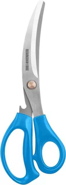 Grunwerg Kitchen Curved Poultry Scissors Blue KS-21248BL