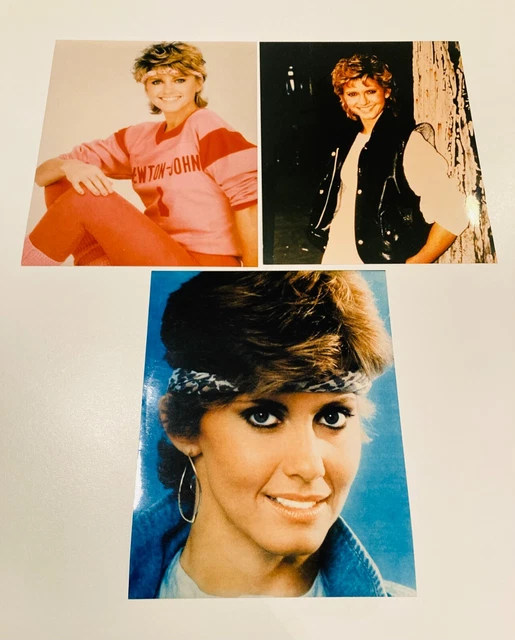 Olivia Newton-John 8x10 Glossy Photo Lot of 3 1980's Physical