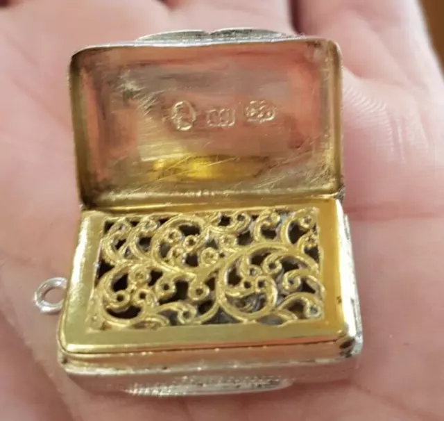 Antique Thomas Shaw Silver Vinaigrette Box 1828. Snuff LJ130