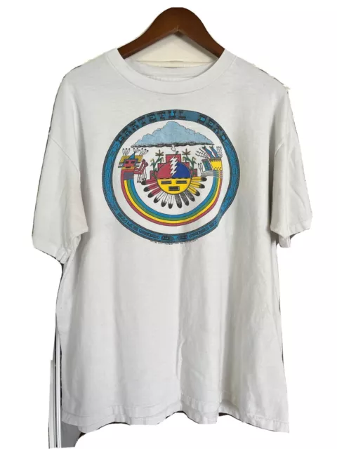 Vintage 80s Red Rocks Grateful Dead T shirt David Lundquist XL single stitch