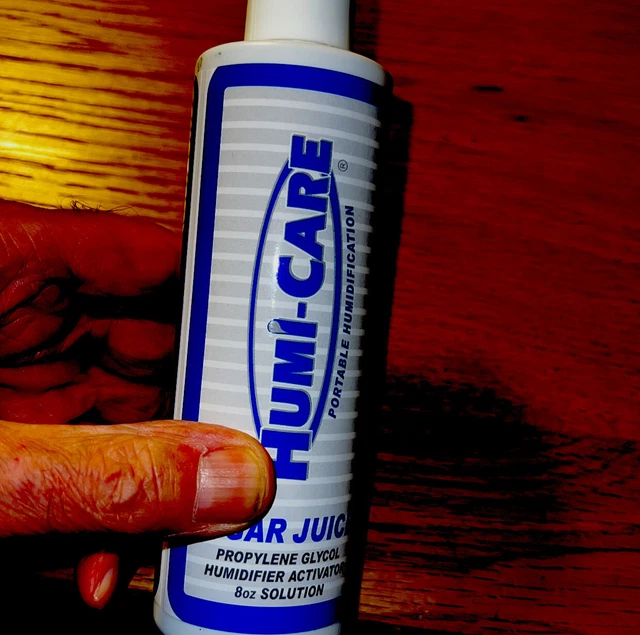 HUMICARECIGAR JUICE 8OZ Humidor Solution Propylene GlycolHumidifier