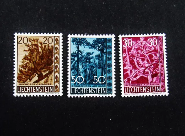 nystamps Liechtenstein Stamp # 353-355 Mint OG NH       M29y3110