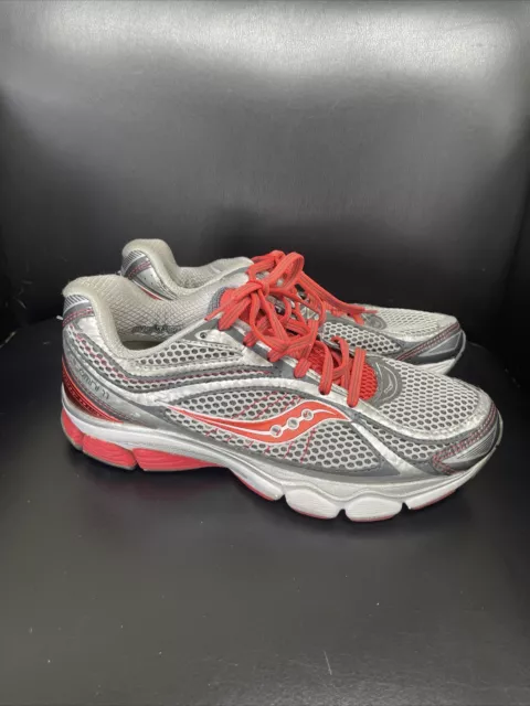 SAUCONY PROGRID OMNI 9 Womens Uk 7.5 Us 9.5 Silver Blue Running