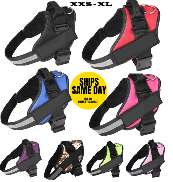 NO PULL DOG Pet Harness Adjustable Control Vest Dogs Reflective XS S M